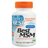Msm (1000 mg) 180 cápsulas vegetales de 1000mg - Doctor's Best | Natural Doctor
