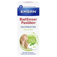 Pastillas Emsan Bad Emser sin azúcar con saúco 30 unidades - Emsan | Natural Doctor