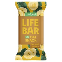 Barra de aveia orgânica banana dream 40 g - Lifefood