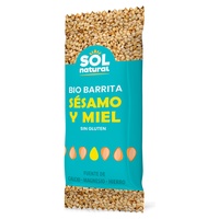 Gluténmentes szezámmagos-mézes szelet