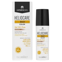 360° färggel bronzer utan olja SPF 50+
