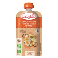 Coliflor Cerdo de Corrèze Romero 180 g - Babybio | Natural Doctor