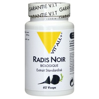 Rábano negro orgánico 250 mg 60 cápsulas de 250mg - Vitall + | Natural Doctor