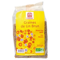 Semillas de lino orgánicas 250 g - Celnat | Natural Doctor