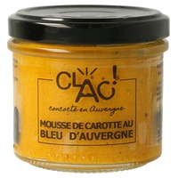 Ekologisk ostpålägg Morotsmousse med ädelost från Auvergne