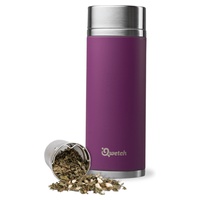 Termo para Chá Inox - Roxo 300 ml - Qwetch