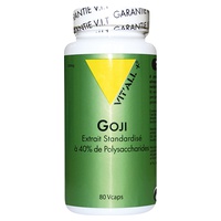Extracto estandarizado de Goji 500 mg 80 cápsulas vegetales - Vitall + | Natural Doctor