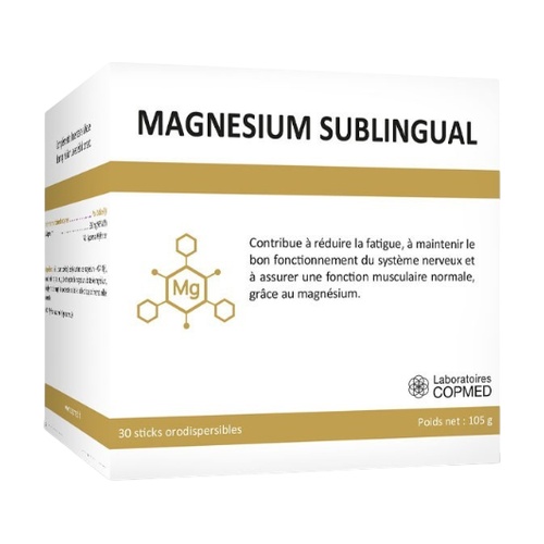 Magnesio Sublingual 30 sticks Laboratoires Copmed
