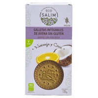 Biscoitos de aveia de coco laranja orgânico 135 g (Laranja - Coco - Aveia) - Eco Salim