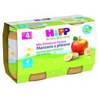 Ekologiska äppel- och bananburkar