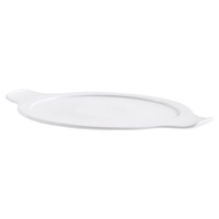 Vitt porslinslock 20cm för kastruller och stekpannor (2g)