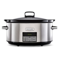 Gray oval digital pot 7.5L