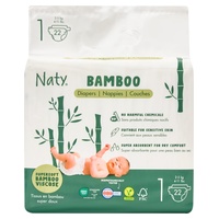 Fraldas ecológicas de bambu 2-5kg tamanho 1 22 unidades - Eco by Naty