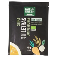 Polévka s písmeny a bio zeleninou