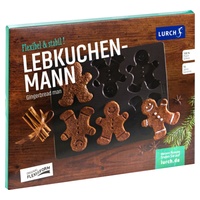 Lurch Marrón Molde Galletas Muñeco Jengibre De 6 Cavidades 1 Unidad (Marrón)