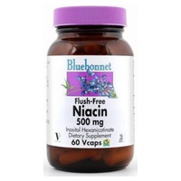 Niacina No Ruborizante (Fush-Free) 60 cápsulas de 500mg - Bluebonnet | Natural Doctor