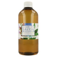 Agua de Salvia Esclarea Hidrolato Bio 500 ml de agua floral - Terpenic | Natural Doctor