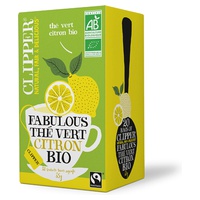 Té verde limón 20 bolsitas infusoras de 35g (Limón) - Clipper | Natural Doctor