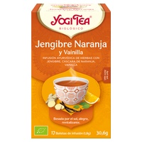 Infusión Jengibre vainilla naranja 17 bolsitas infusoras de 1.8g - Yogi Tea | Natural Doctor