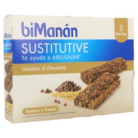 Barrita Sustitutiva Cereales al Chocolate 8 unidades biManán | Natural Doctor