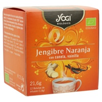 Jengibre Naranja 12 bolsitas infusoras de 1.8g - Yogi | Natural Doctor