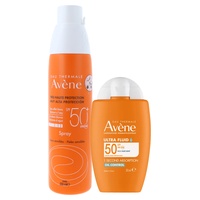 Sada sprej na opalování spf 50+ a ultra lehký matující krém na opalování spf 50+