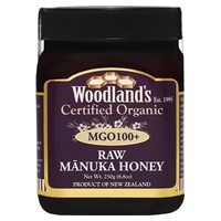 Manukový med mgo100+ bio raw monoflorální