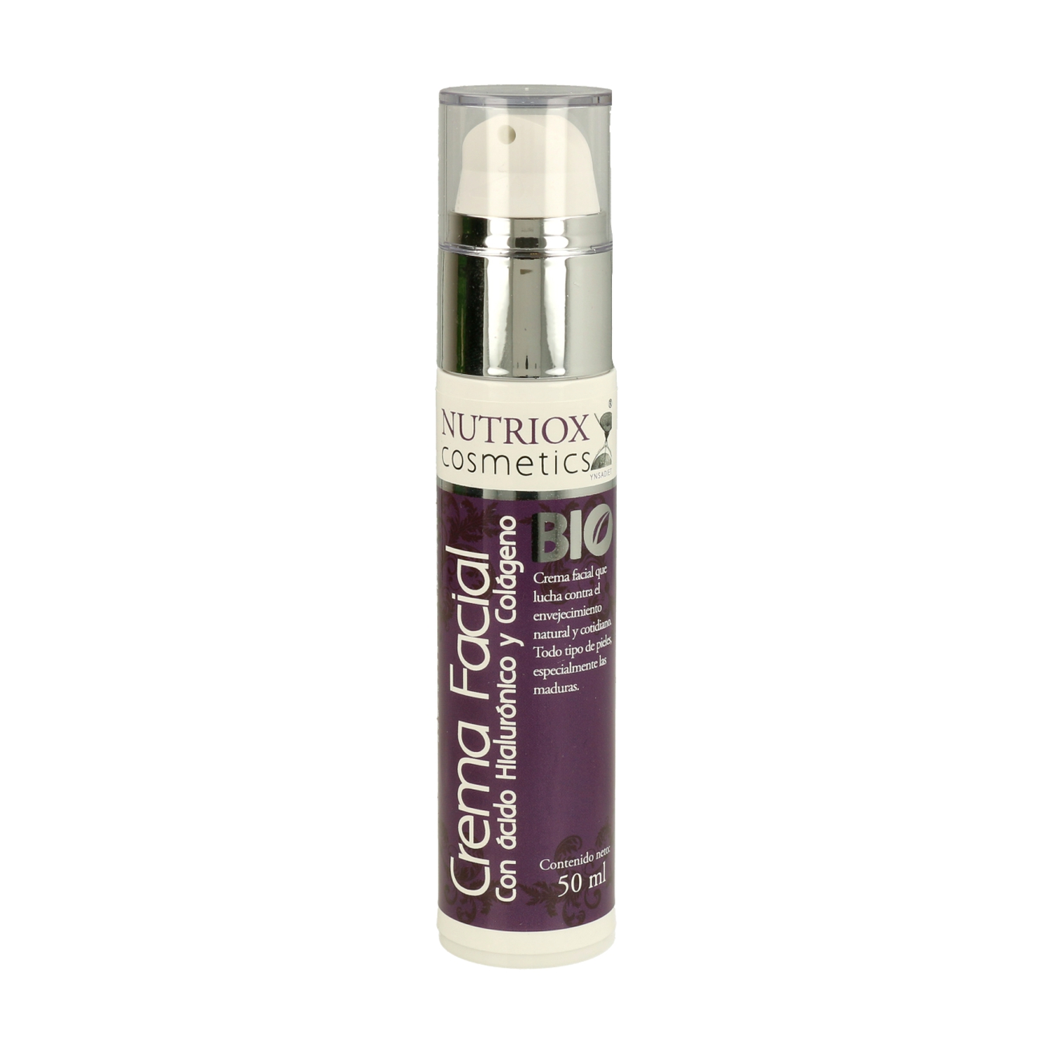 Crema Facial con Ácido Hialurónico y Colágeno 50 ml de crema de Nutriox Naturitas Crema Facial con Ácido Hialurónico y Colágeno 50 ml de crema de Nutriox Naturitas