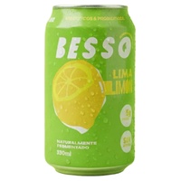 Refresco prebiótico BESSO lima-limón