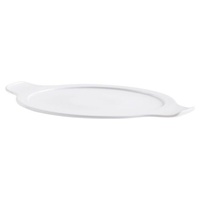 Vitt porslinslock 18cm för kastruller och stekpannor (2g)