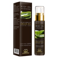 Výživný tělový olej z arganu s aloe vera a mrkví