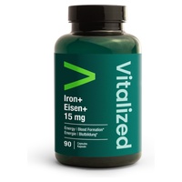 Ferro 90 cápsulas de 15mg - Vitalized