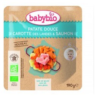 Boniato Zanahoria de las Landas Salmón 190 g - Babybio | Natural Doctor