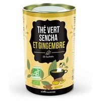 Dúo de té verde y jengibre 20 sobres de 2g - Aromandise | Natural Doctor
