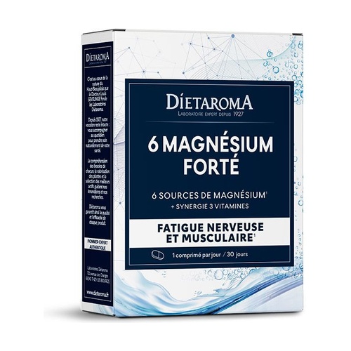 Buy 6 Strong Magnesium 30 tablets Dietaroma | Naturitas