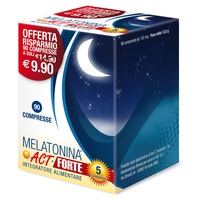 Melatonina Act + Forte 5 90 comprimidos de 150mg - Linea Act