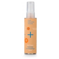 Färgad solkräm för ansiktet spf50