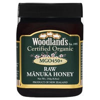 Manukový med mgo450+ bio raw monoflorální
