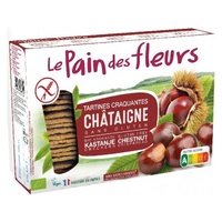 Tostas de castanha sem glúten bio 300 g - Le Pain des Fleurs