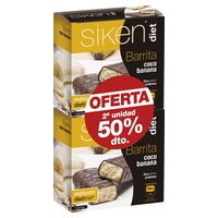 Siken Diet Duplo Barrita Snack Coco-Banana 10 unidades - Siken | Natural Doctor