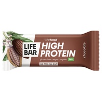 Barra de proteína com sabor de chocolate orgânico 40 g - Lifefood