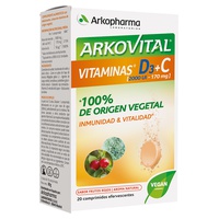 Arkovital® Vitaminas D3 + C 20 comprimidos (Frutos rojos) - Arkopharma | Natural Doctor