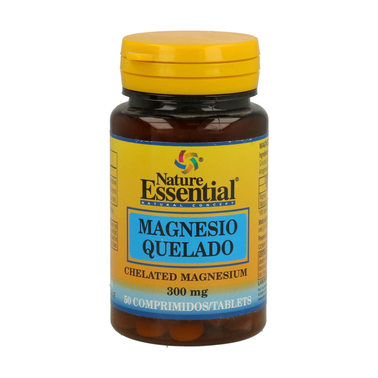 Magnesio Quelado 50 cápsulas de 300mg de Nature Essential Naturitas