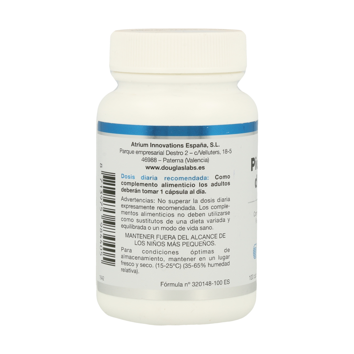 Picolinato De Zinc (50 Mg. Zinc) 100 cápsulas de Douglas Laboratories