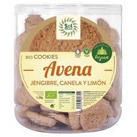 Havrekakor med ingefära och citron Bio familjeformat
