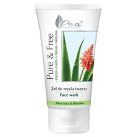 Limpador facial de aloe vera puro e gratuito 150 ml de gel - AVA Laboratorium