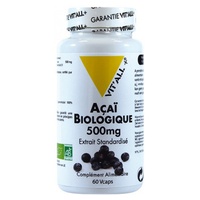 Açaí Bio 500mg extracto estandardizado 60 cápsulas vegetales - Vitall + | Natural Doctor