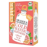 Infusão fria de laranja e toranja bio