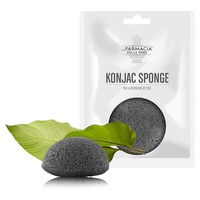 Esponja de Carvão de Bambu Konjac 1 unidade - La Farmacia delle Erbe