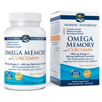 Omega Memory con Curcumina 1000 mg 60 perlas - Nordic Naturals | Natural Doctor